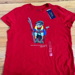 Polo by Ralph Lauren Red Bear Graphic Tee